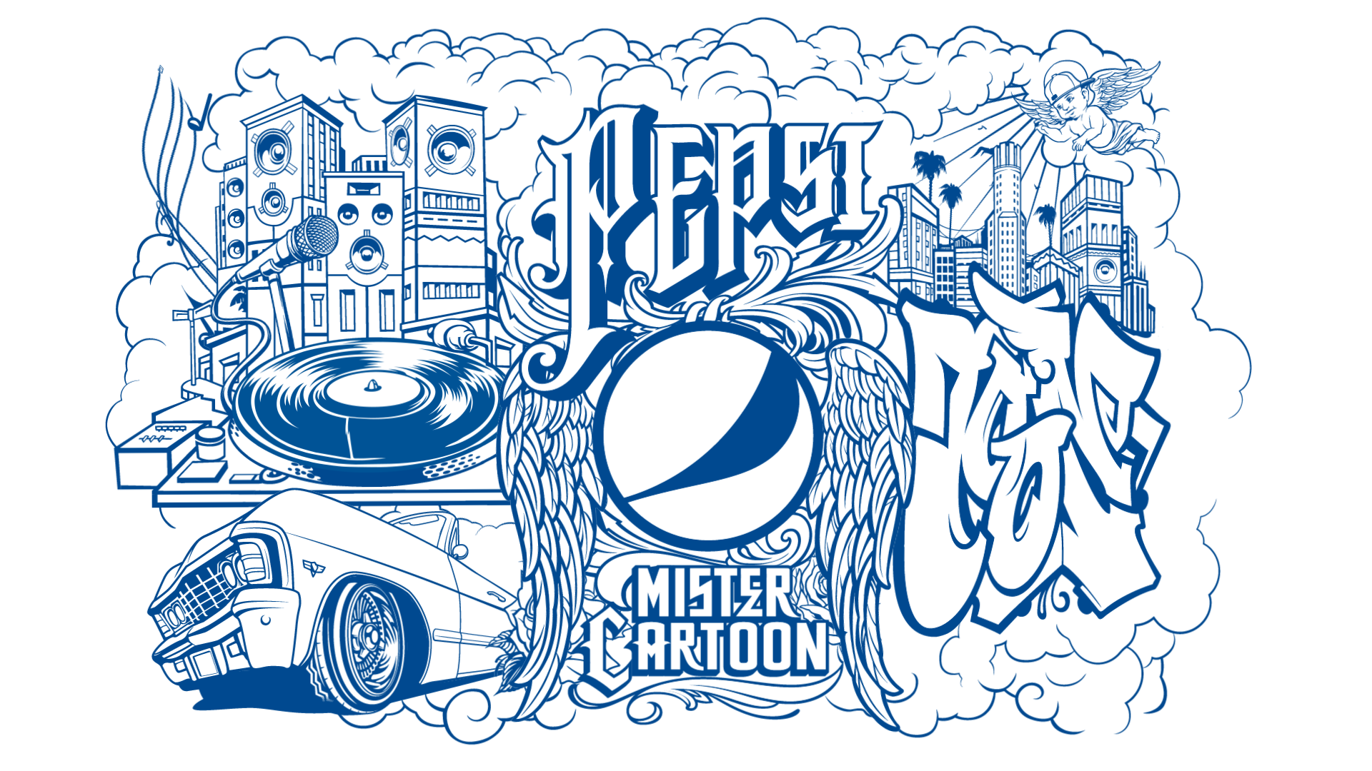 Pepsi x Mr Cartoon - GINA TAYLOR